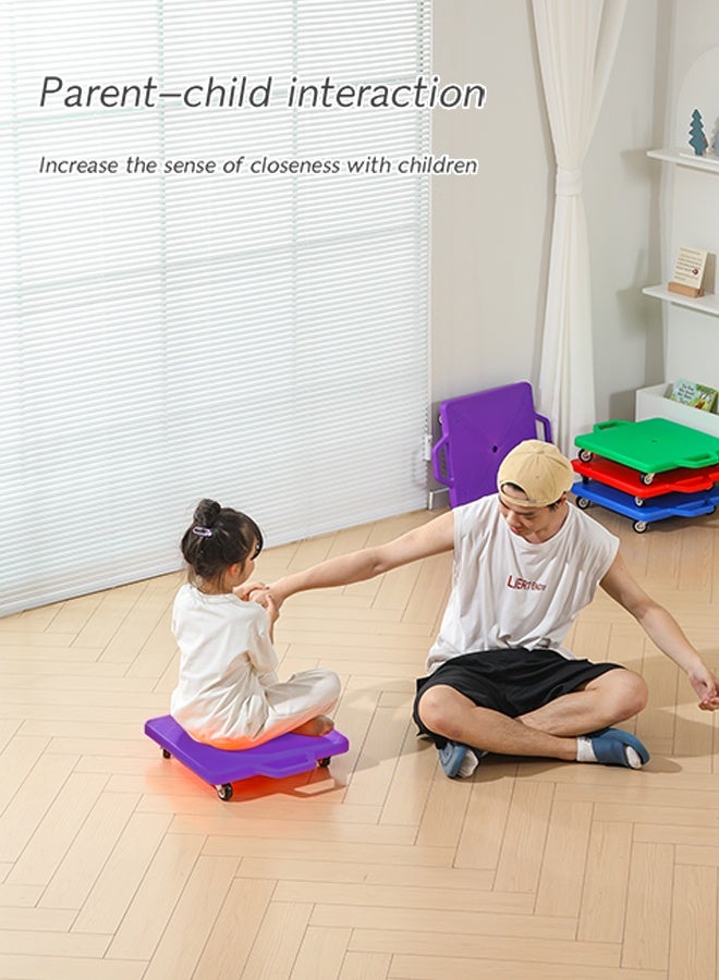 JSAITOYS Multi-functional Children's Sit & Ride Scooter (Parent-Child Interaction/Fun Gliding) - Size 40×30cm - Image 3